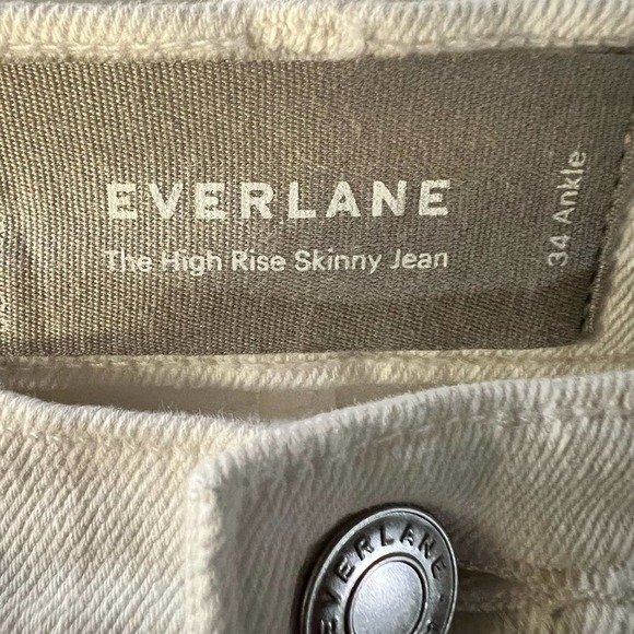 Everlane The High-Rise Skinny Ankle Jean Size 34 - Picture 9 of 10